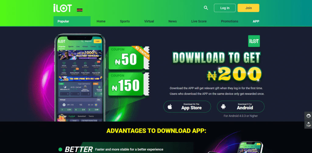 iLOTBET Mobile App